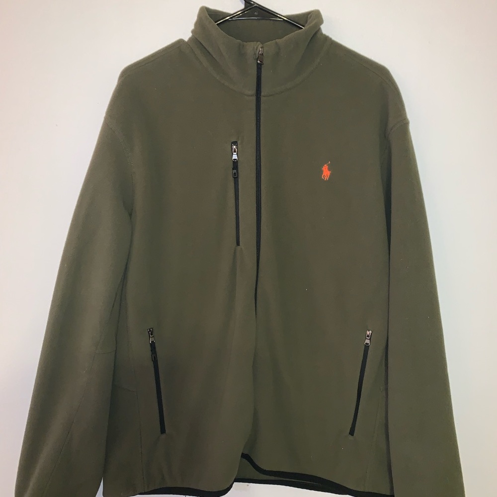 Ralph Lauren New Polar Fleece Jacket Army Green